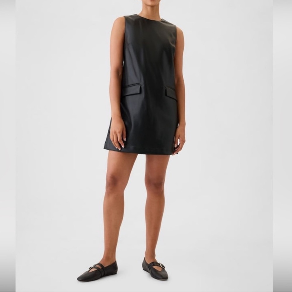 Gap Vegan leather Mini dress